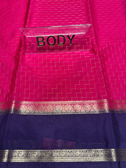 Artificial / Mix Crape Sarees