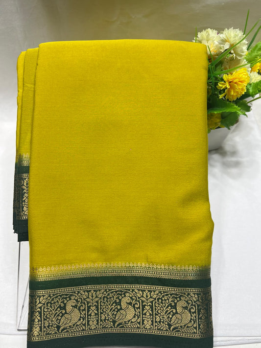 Artificial / Mix Crape Sarees