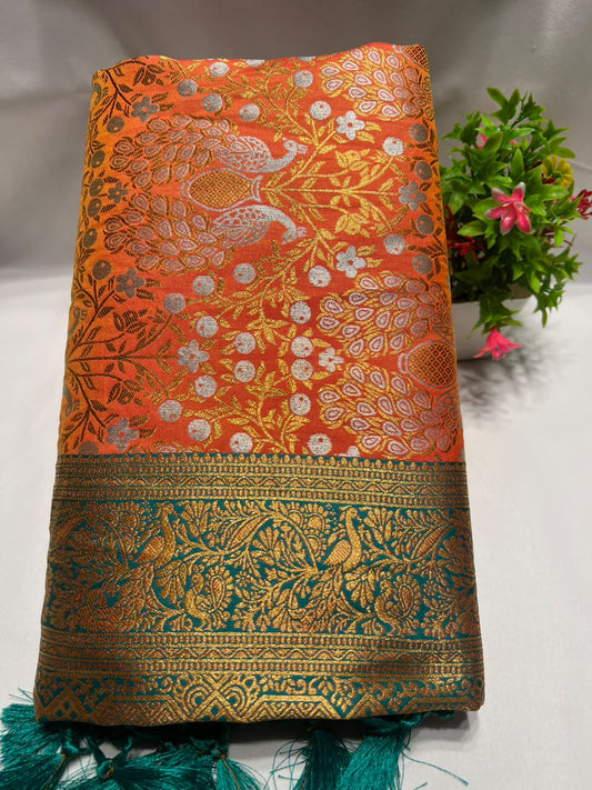 Artificial / Mix Crape Sarees