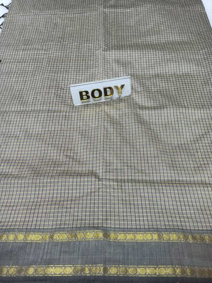 Pure Cotton Silk Saree.