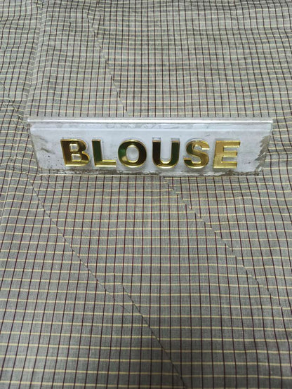 Pure Cotton Silk Saree.