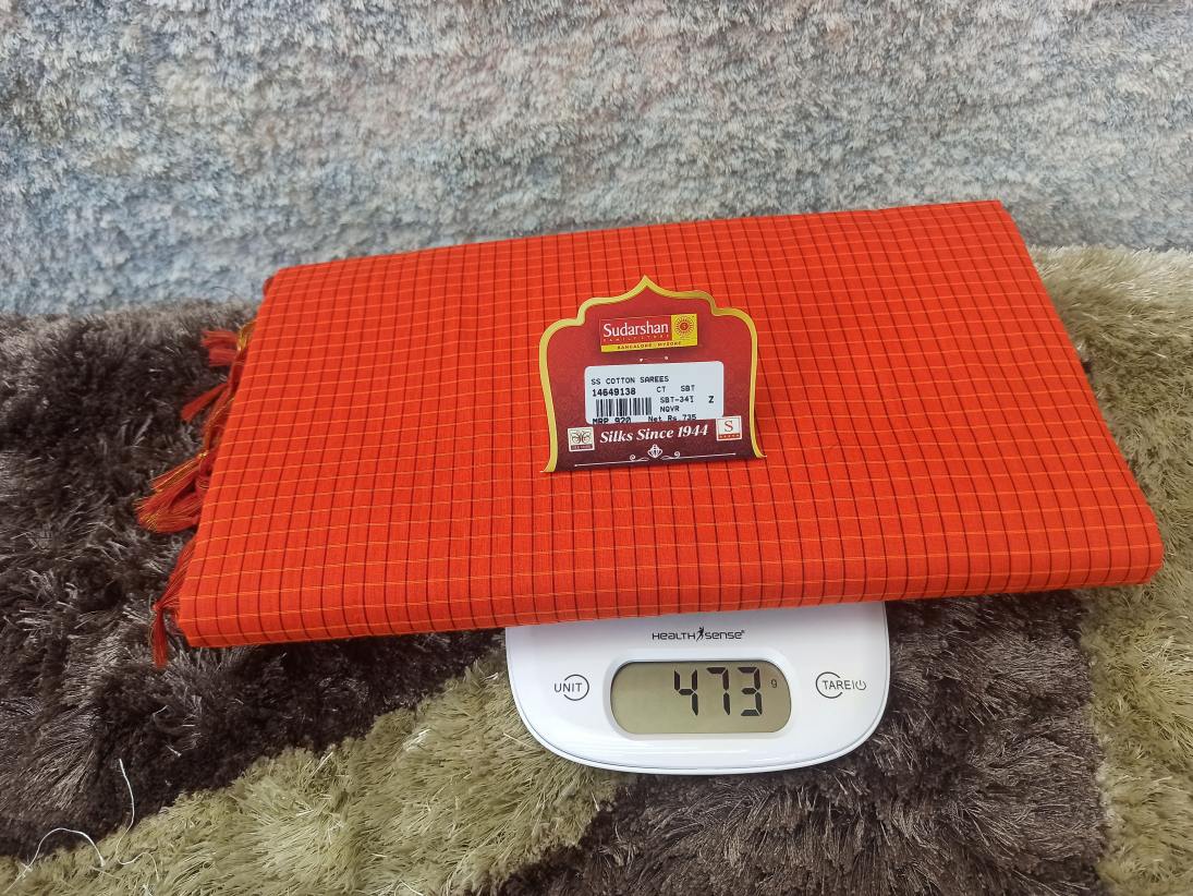 Pure Cotton Silk Saree.