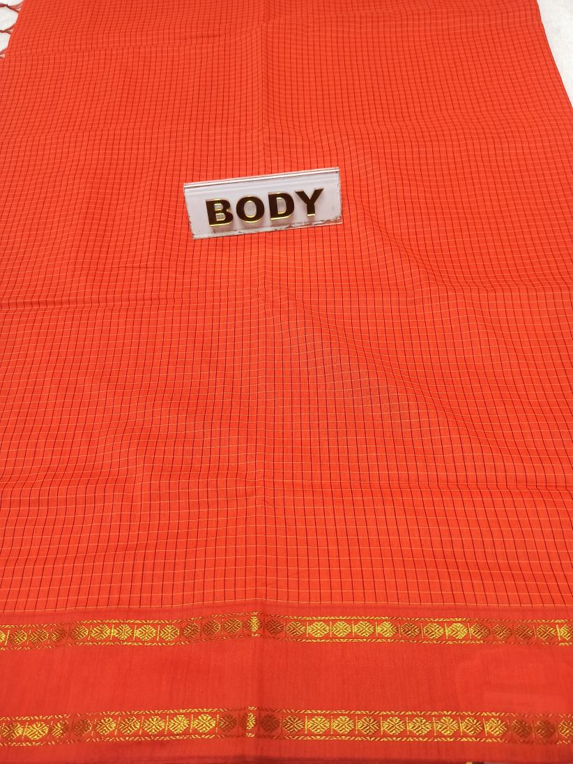 Pure Cotton Silk Saree.