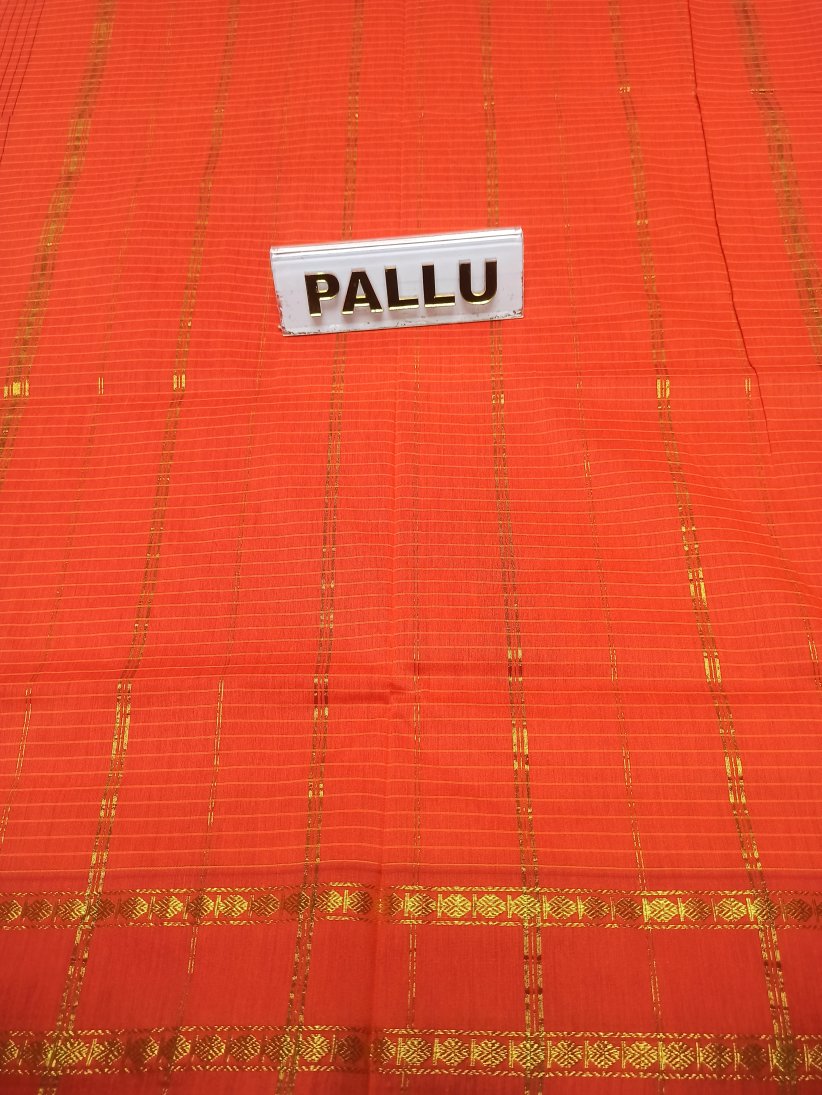 Pure Cotton Silk Saree.