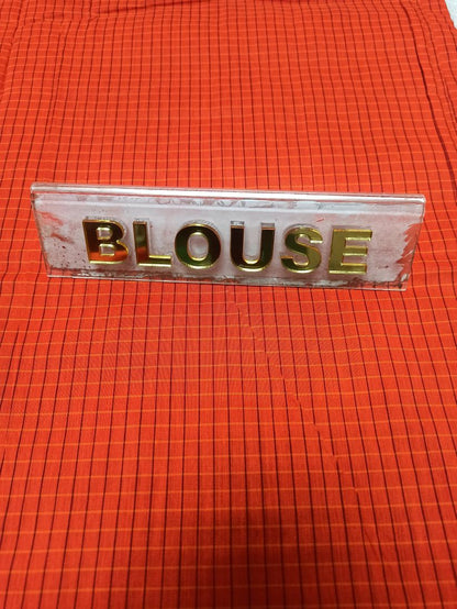 Pure Cotton Silk Saree.