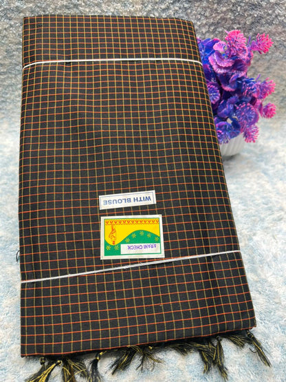 Pure Cotton Silk Saree.