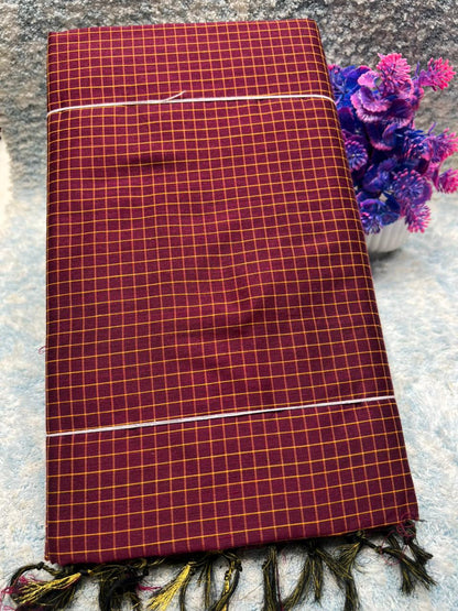 Pure Cotton Silk Saree.