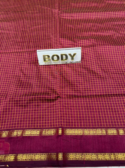 Pure Cotton Silk Saree.