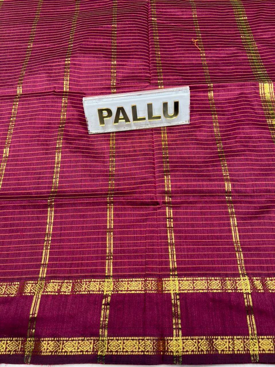 Pure Cotton Silk Saree.