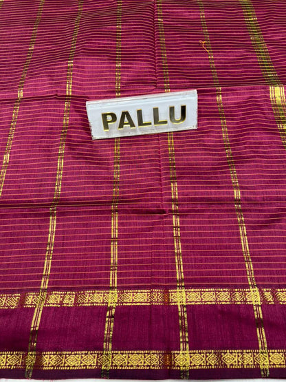 Pure Cotton Silk Saree.