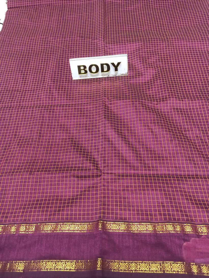 Pure Cotton Silk Saree.