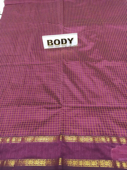 Pure Cotton Silk Saree.