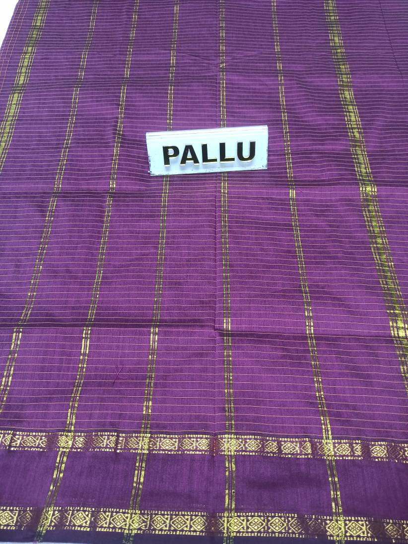 Pure Cotton Silk Saree.