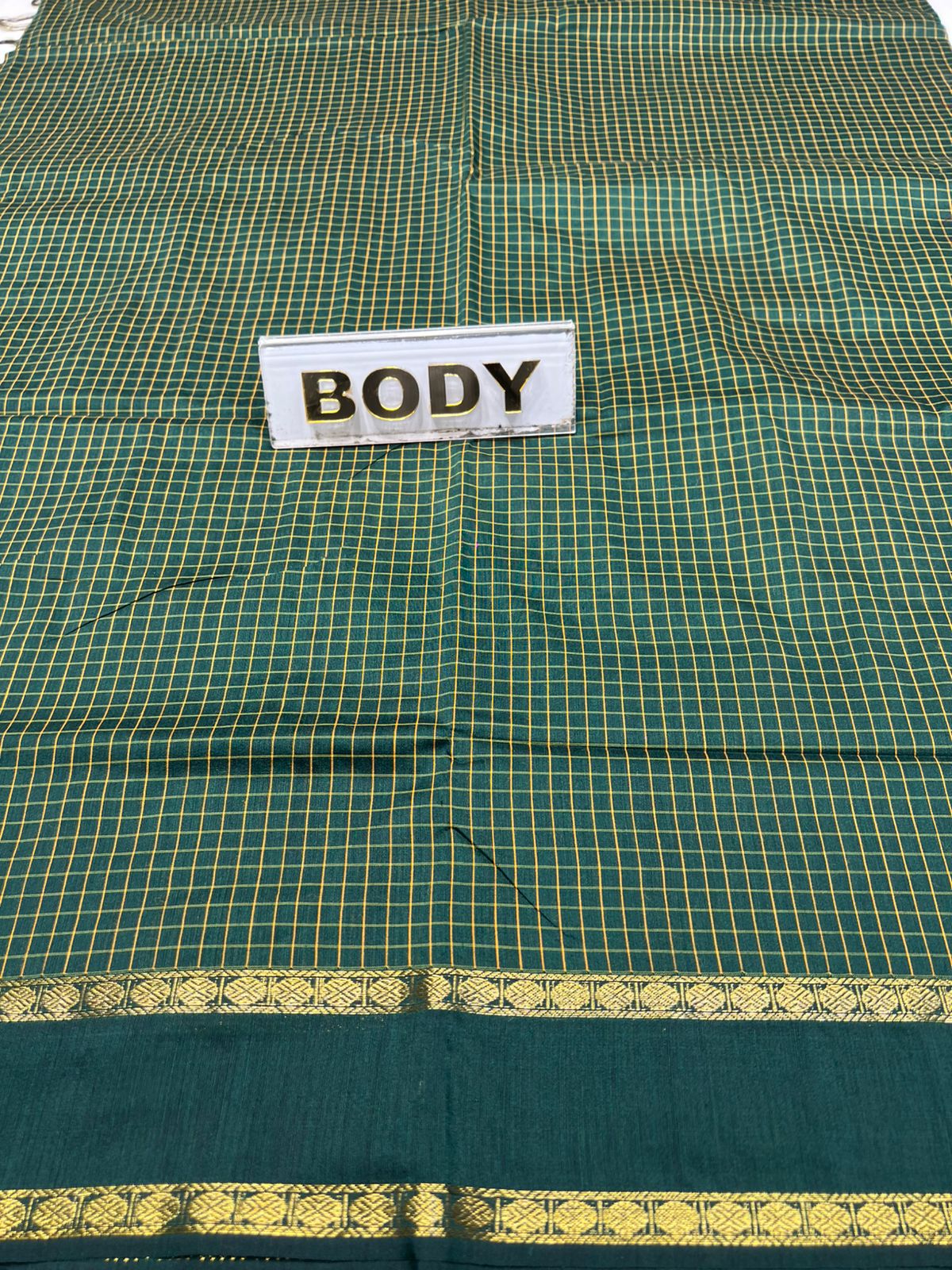 Pure Cotton Silk Saree.