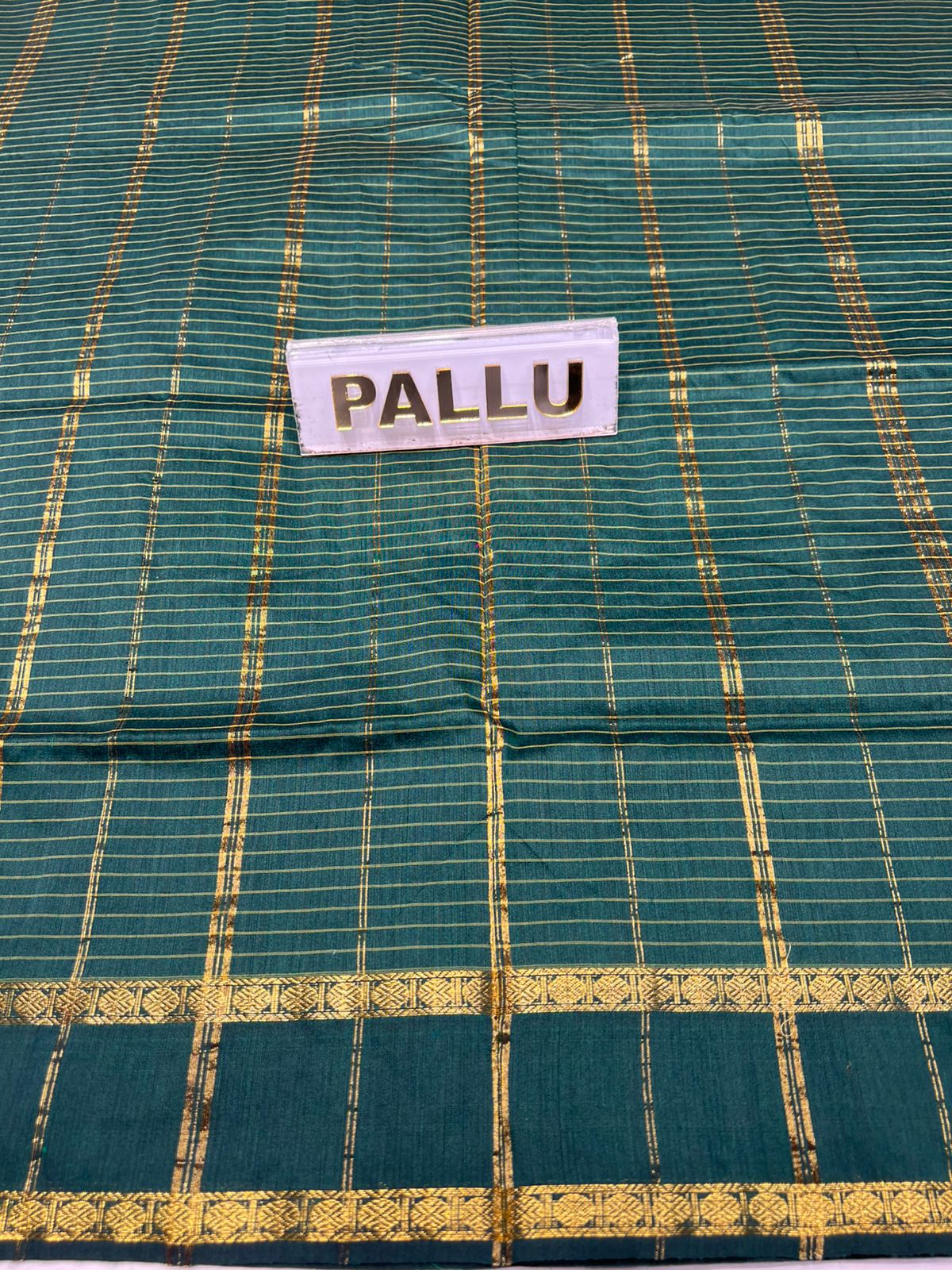 Pure Cotton Silk Saree.