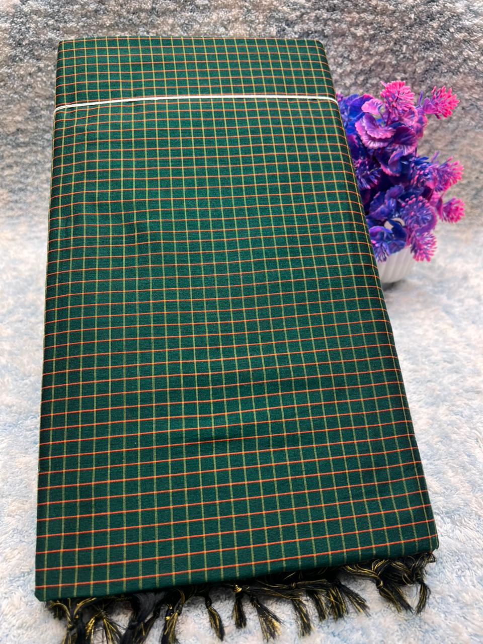 Pure Cotton Silk Saree.