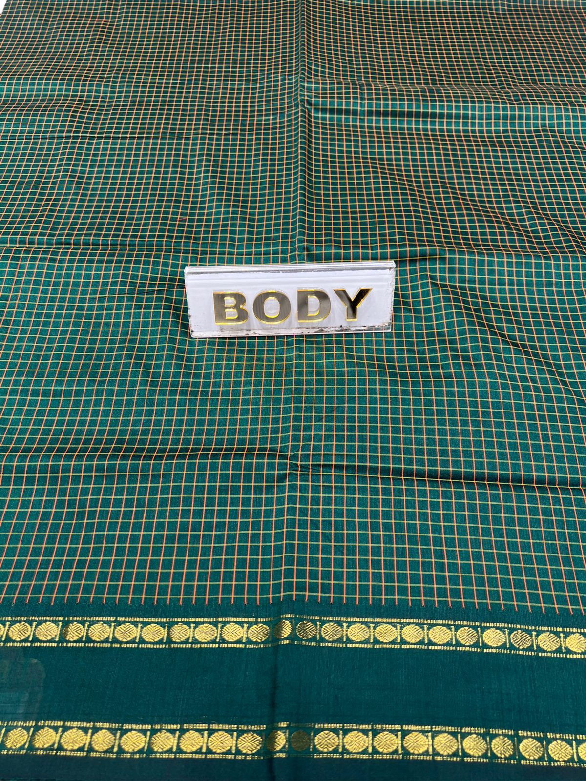 Pure Cotton Silk Saree.