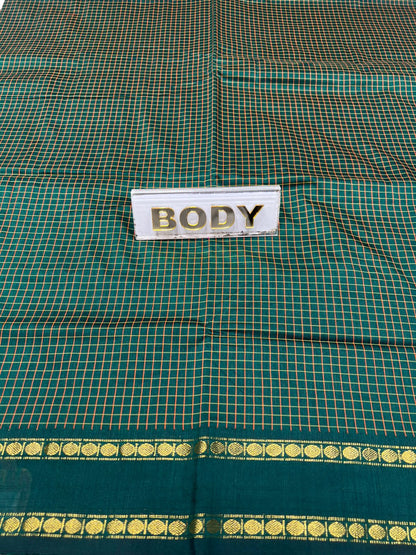 Pure Cotton Silk Saree.