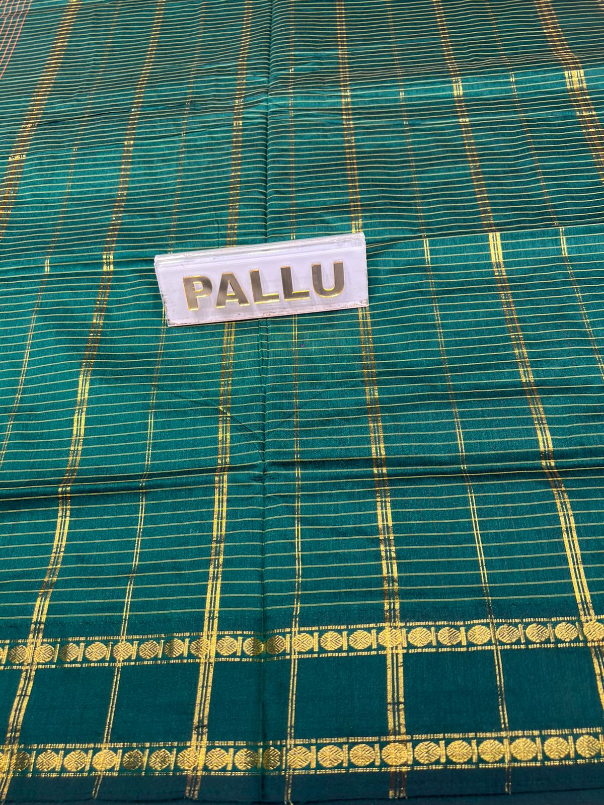 Pure Cotton Silk Saree.