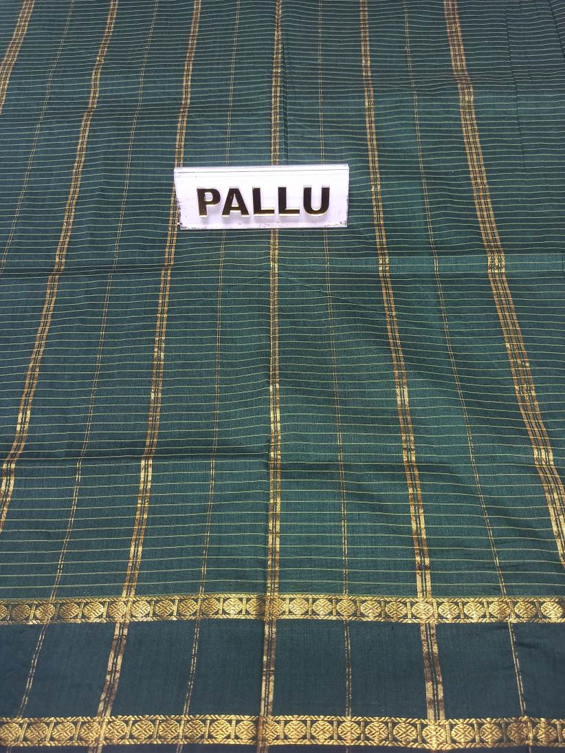 Pure Cotton Silk Saree.