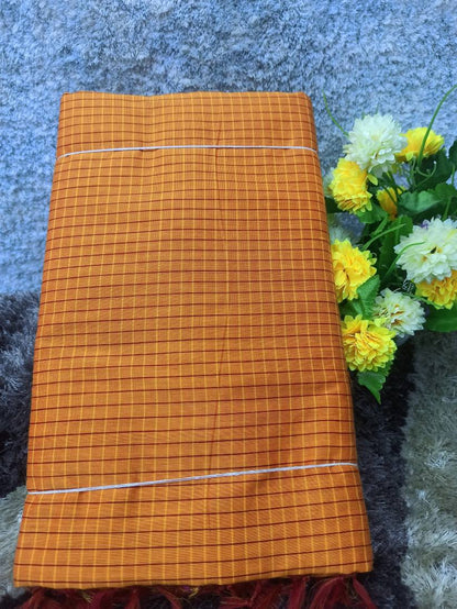 Pure Cotton Silk Saree.