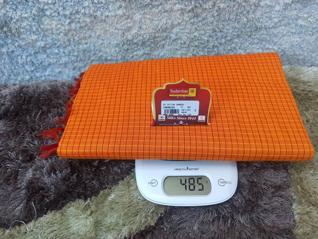 Pure Cotton Silk Saree.