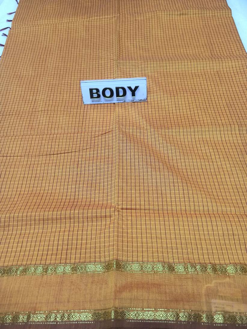 Pure Cotton Silk Saree.