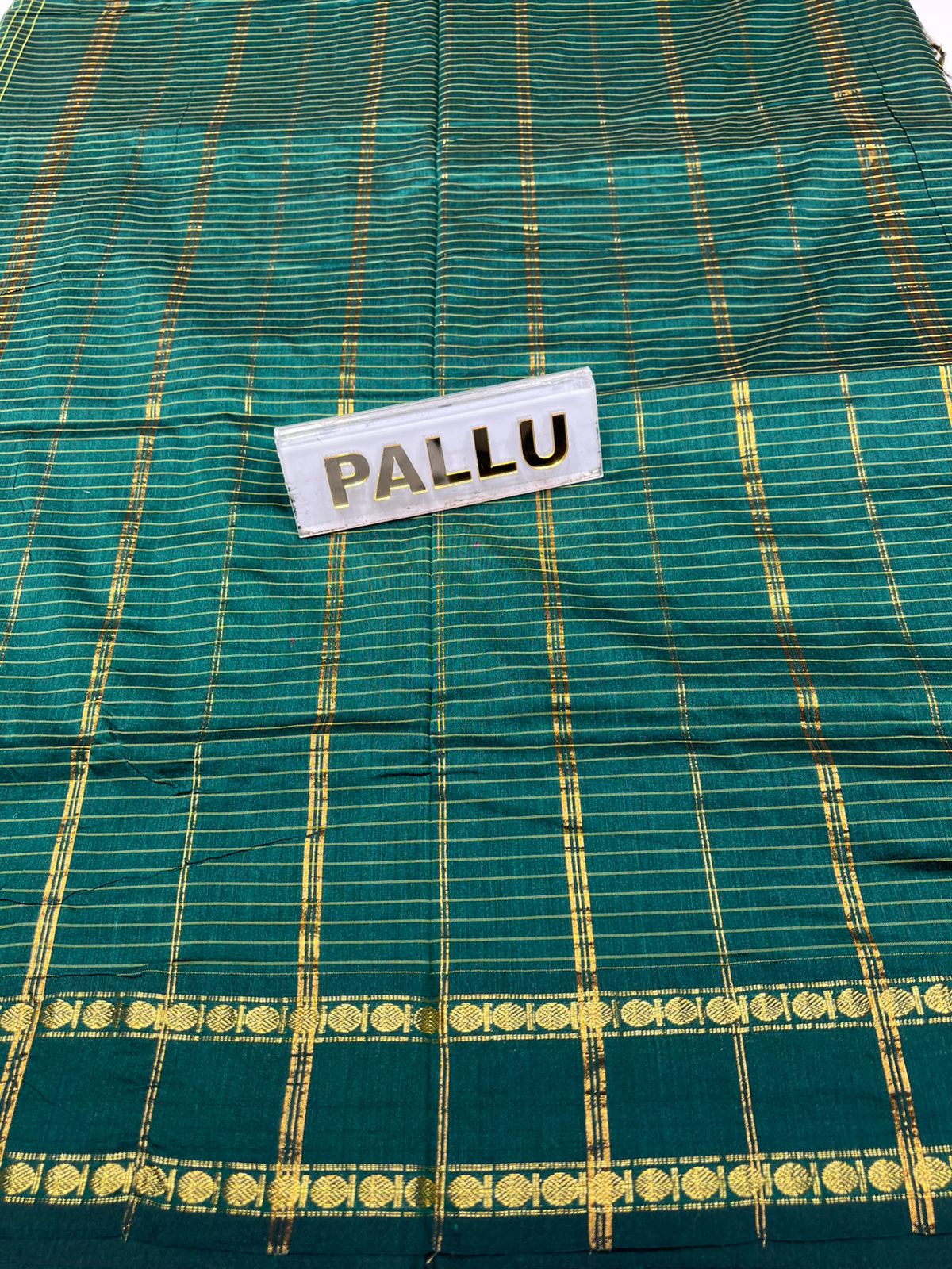 Pure Cotton Silk Saree.