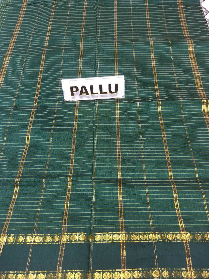 Pure Cotton Silk Saree.