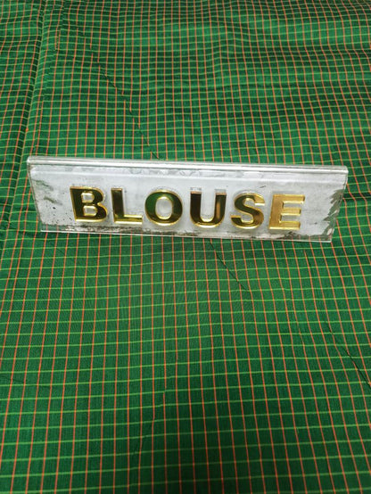 Pure Cotton Silk Saree.