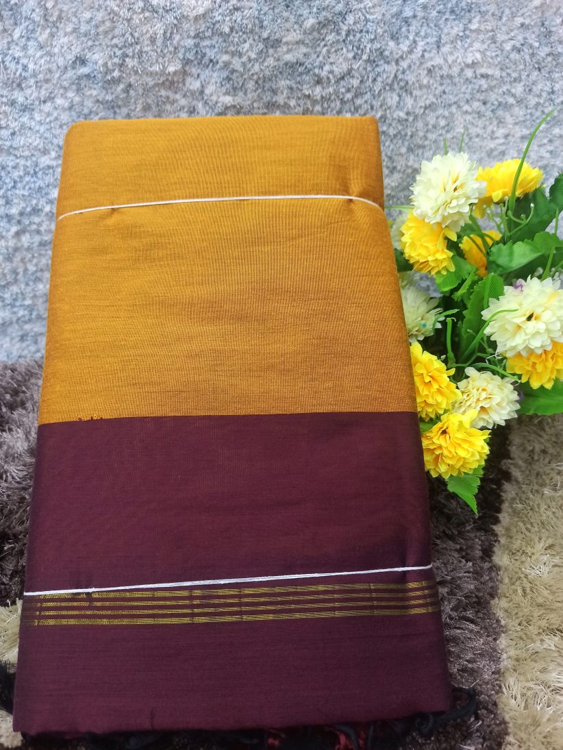 Pure Cotton Silk Saree.