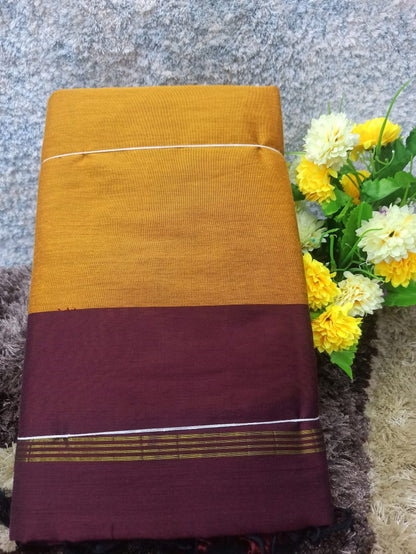 Pure Cotton Silk Saree.