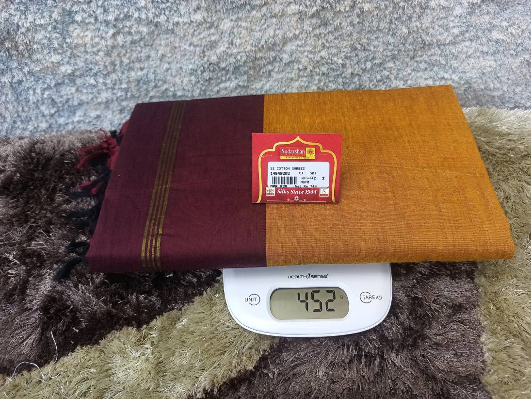 Pure Cotton Silk Saree.