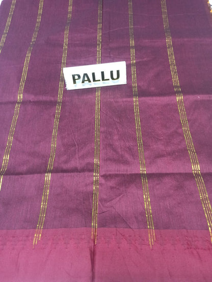 Pure Cotton Silk Saree.