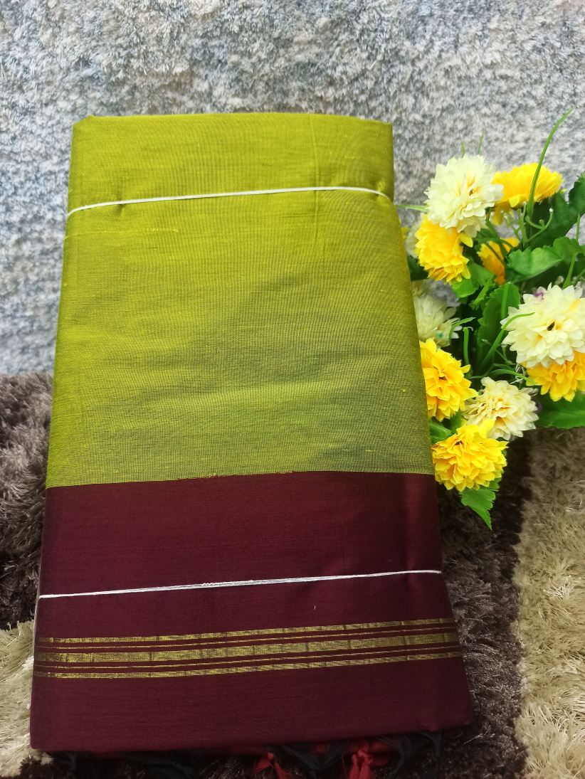 Pure Cotton Silk Saree.