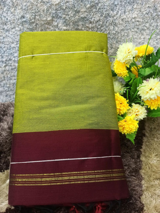 Pure Cotton Silk Saree.