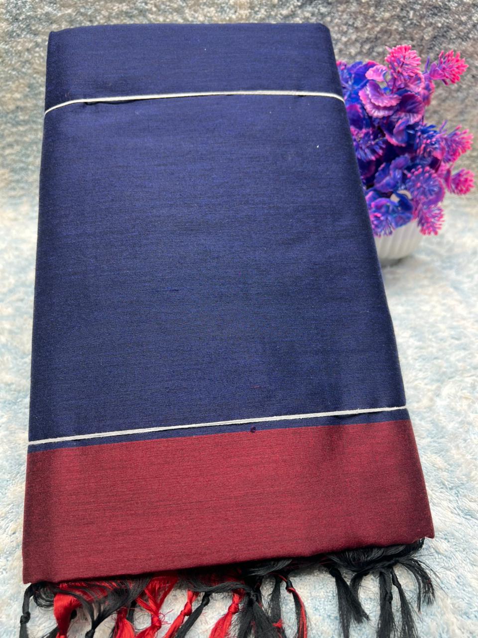 Pure Cotton Silk Saree.