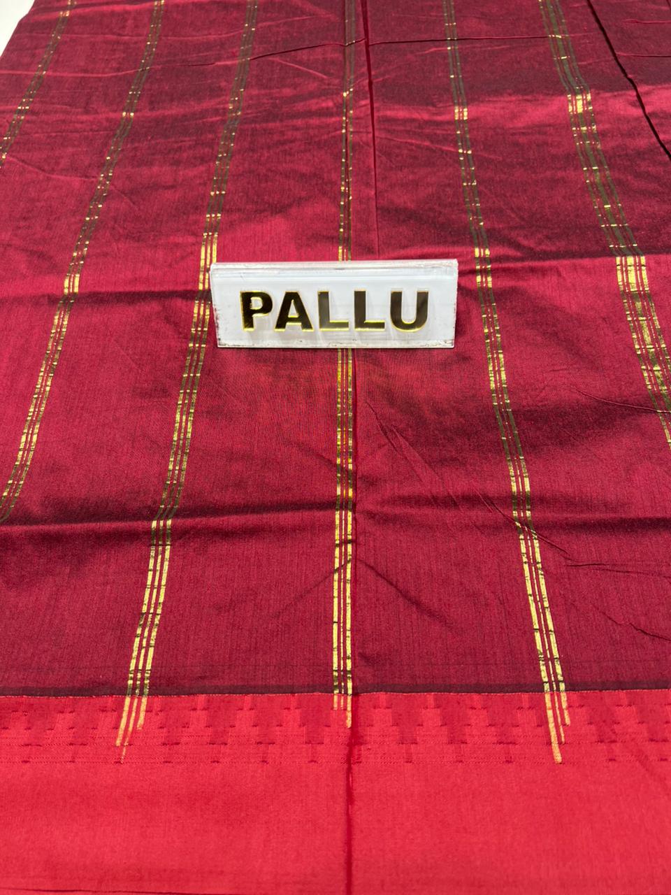 Pure Cotton Silk Saree.