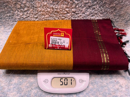 Pure Cotton Silk Saree.