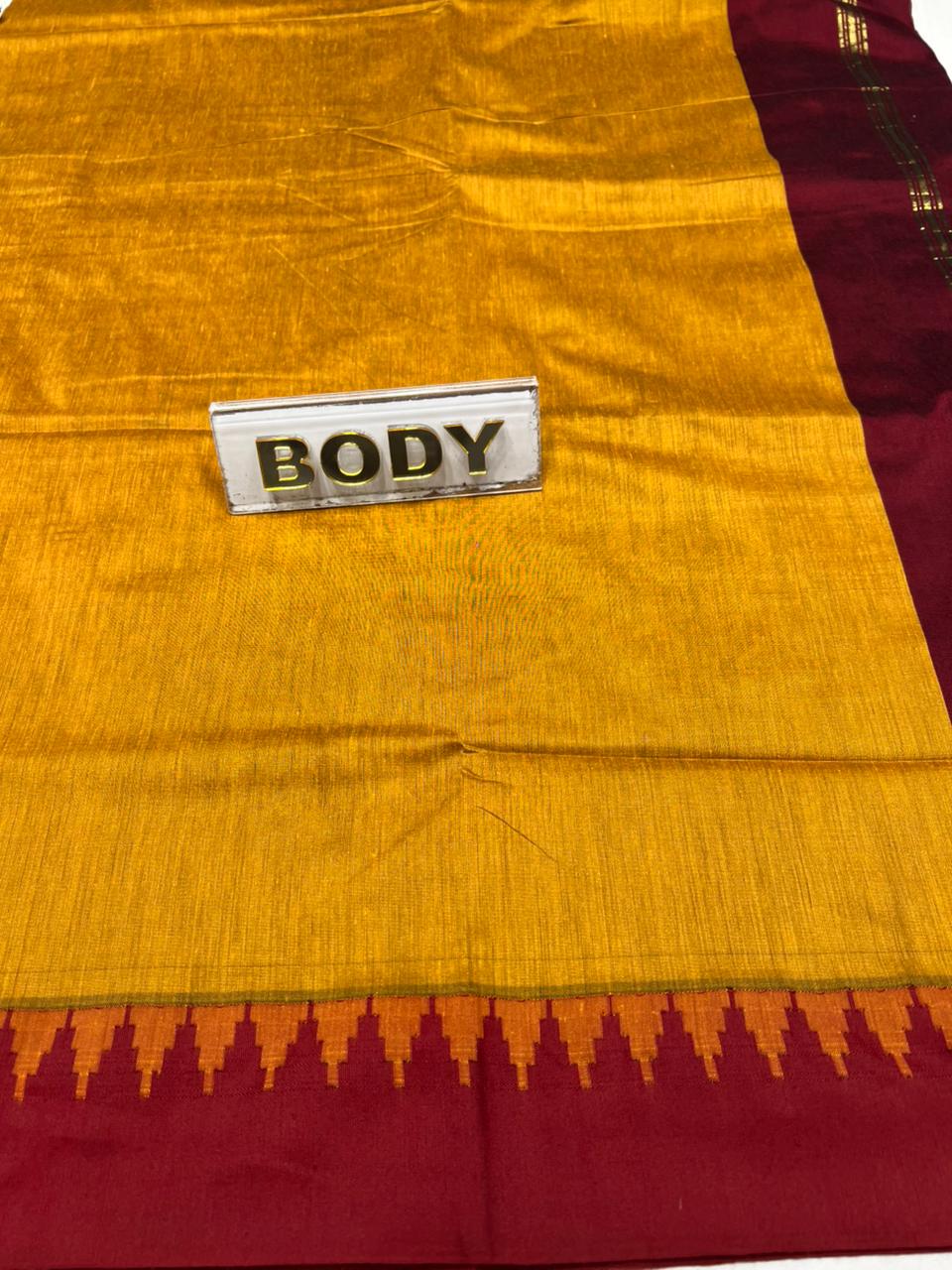 Pure Cotton Silk Saree.