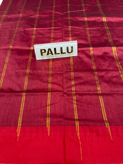 Pure Cotton Silk Saree.
