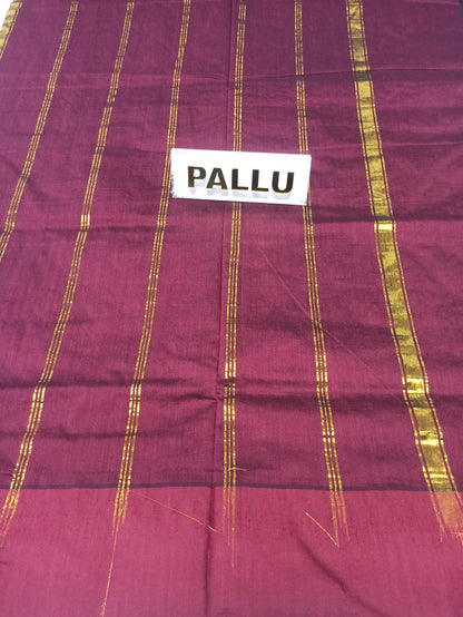 Pure Cotton Silk Saree.