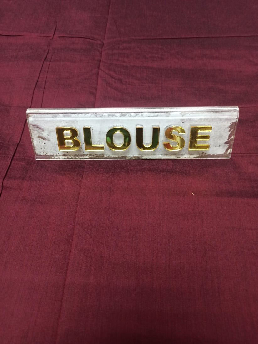 Pure Cotton Silk Saree.