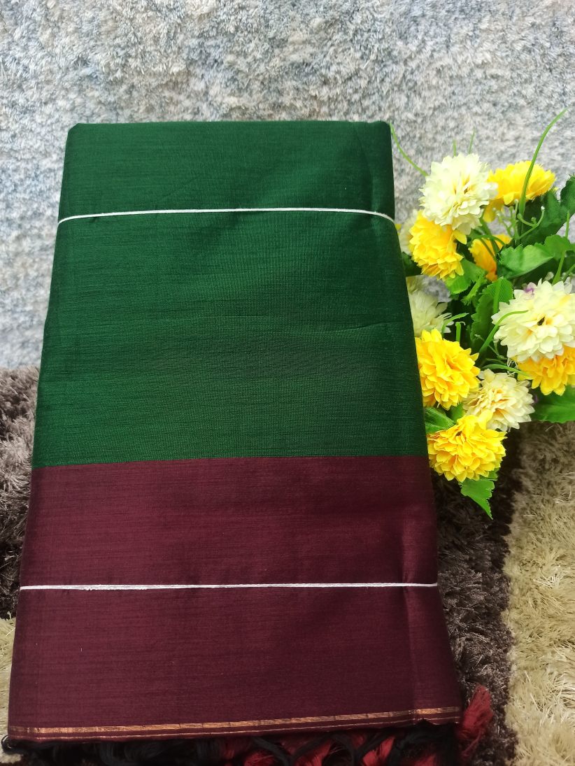 Pure Cotton Silk Saree.