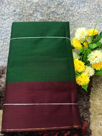 Pure Cotton Silk Saree.
