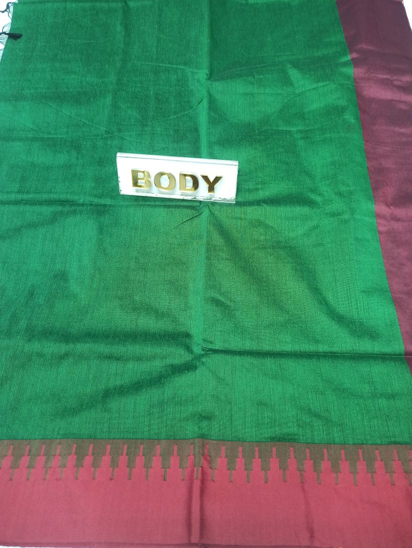 Pure Cotton Silk Saree.