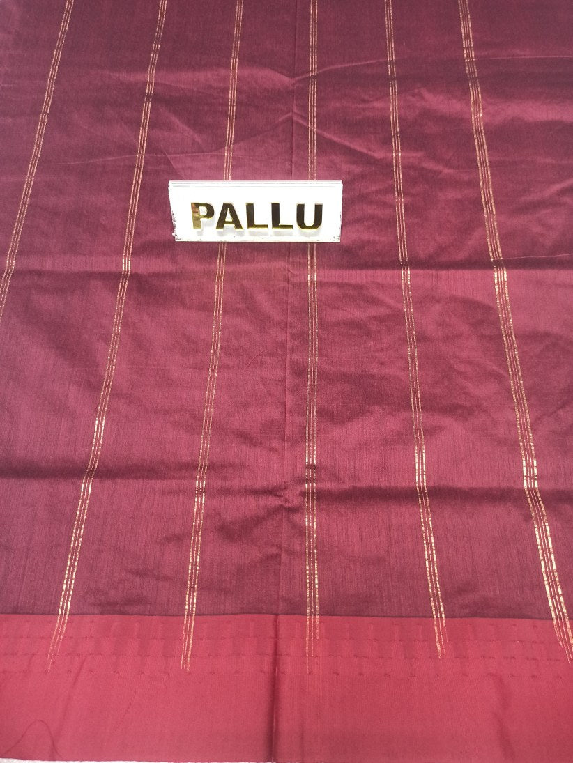Pure Cotton Silk Saree.