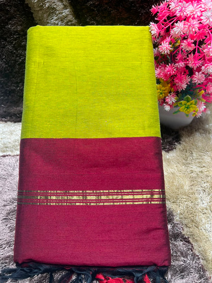 Pure Cotton Silk Saree