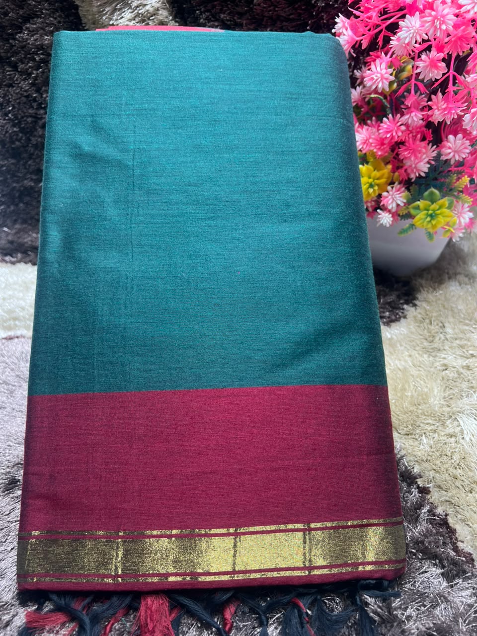 Pure Cotton Silk Saree