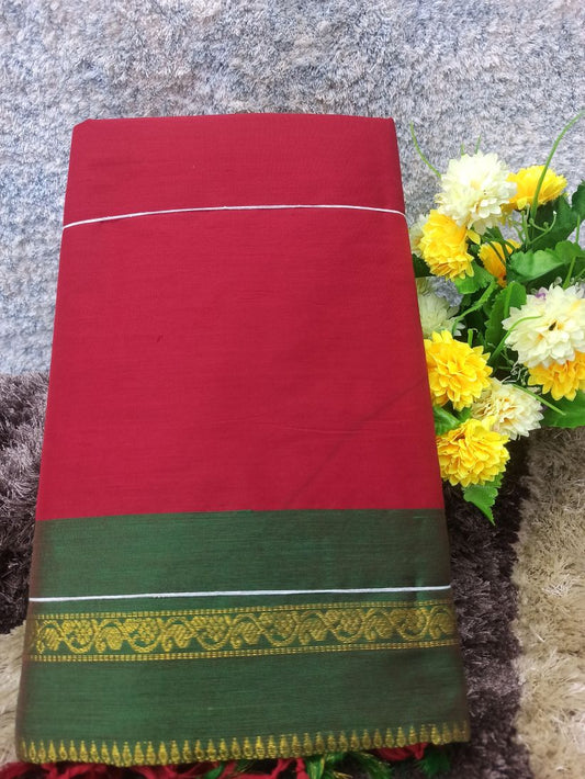 Pure Cotton Silk Saree.